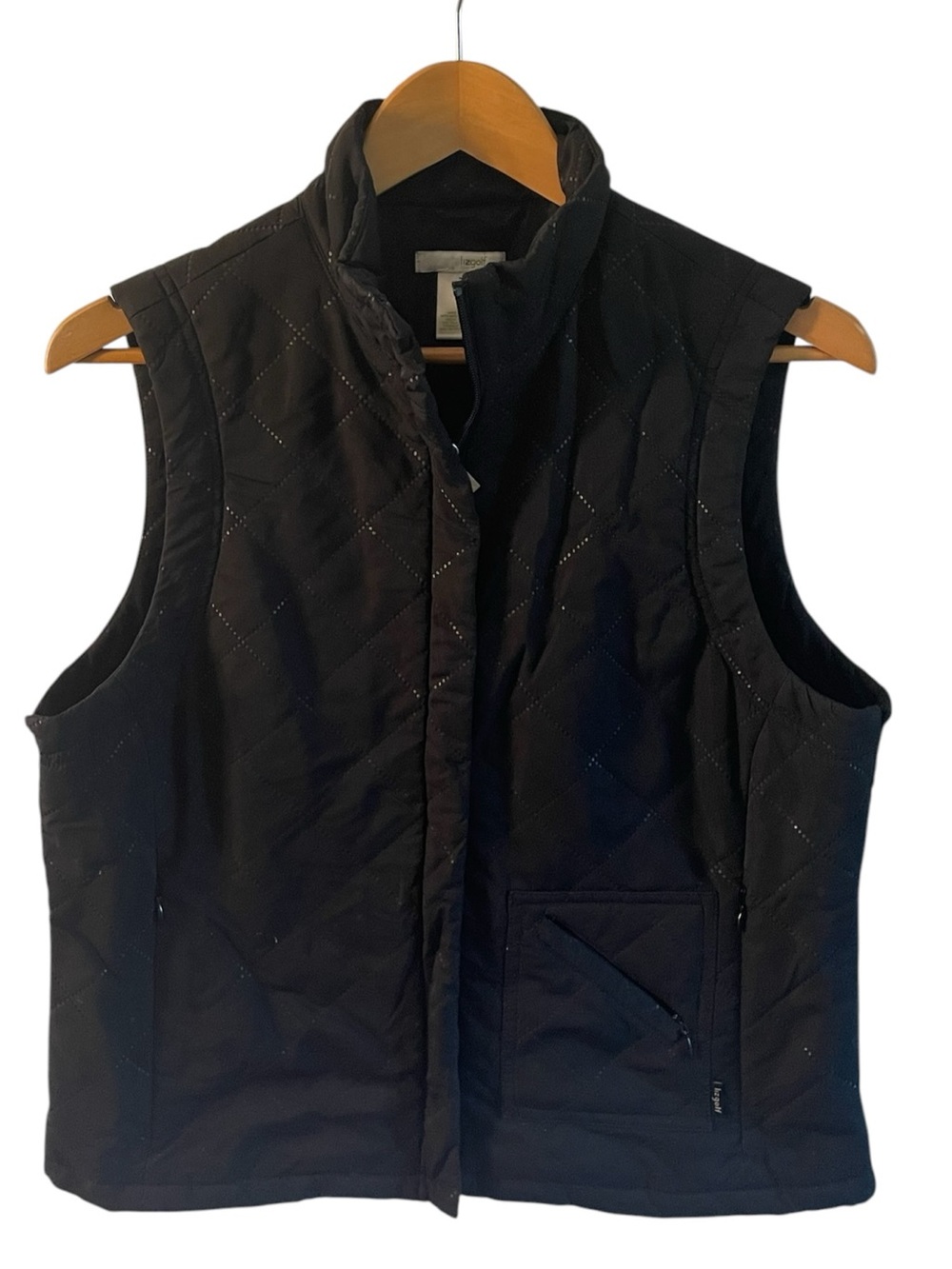 H8- med Medium black vest size M LIZGOLF